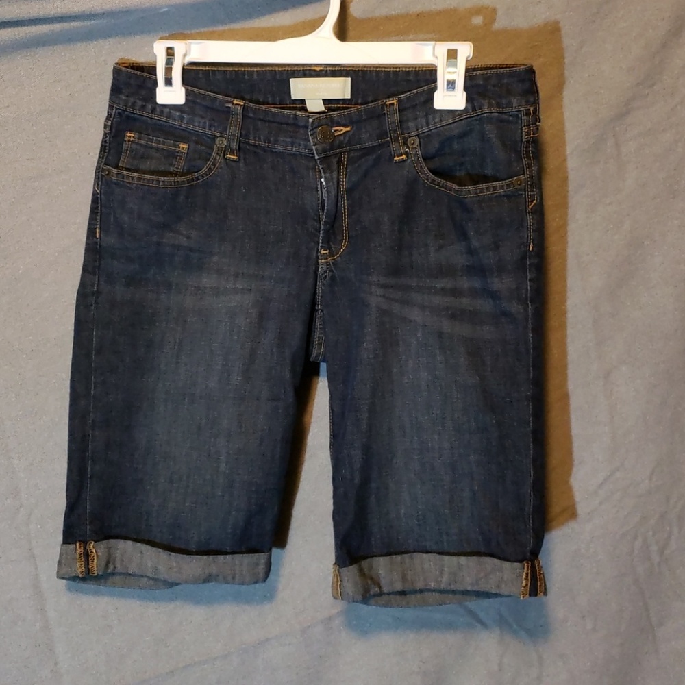 Dark Denim Shorts